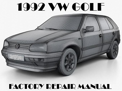 1992 Volkswagen Golf repair manual
