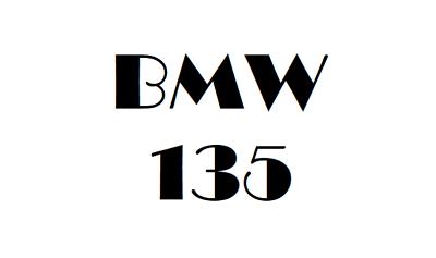 BMW 135 Workshop Manual