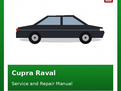 CUPRA Raval Workshop Manual