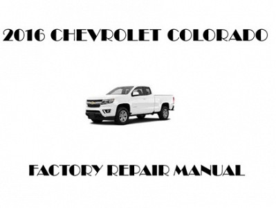 2016 Chevrolet Colorado repair manual