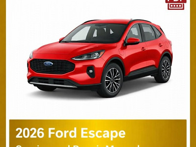 2026 Ford Escape repair manual