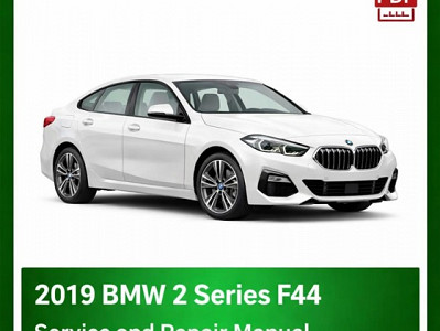 2019 BMW 2 Series F44 repair manual