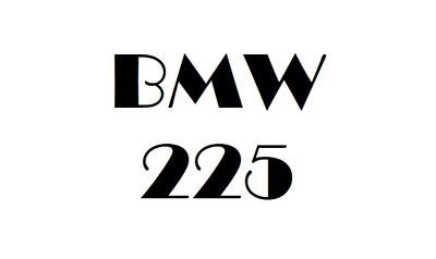 BMW 225 Workshop Manual