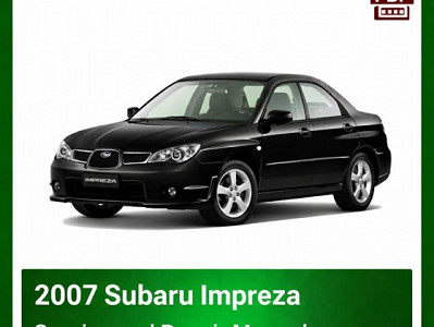 2007 Subaru Impreza repair manual