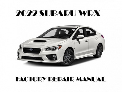 2022 Subaru WRX repair manual