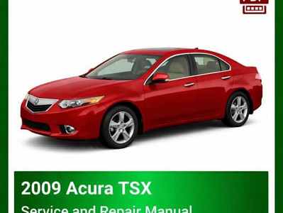 2009 Acura TSX repair manual - VIN specific