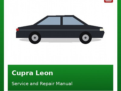 CUPRA Leon Workshop Manual