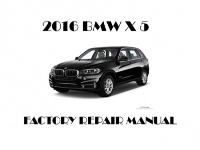 2016 BMW X5 repair manual
