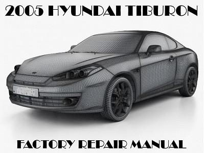 2005 Hyundai Tiburon repair manual