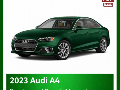 2023 Audi A4 Service Workshop Manual PDF