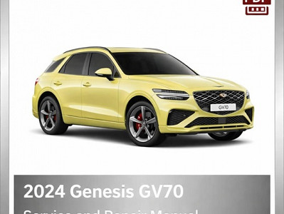 2024 Genesis GV70 Repair Manual