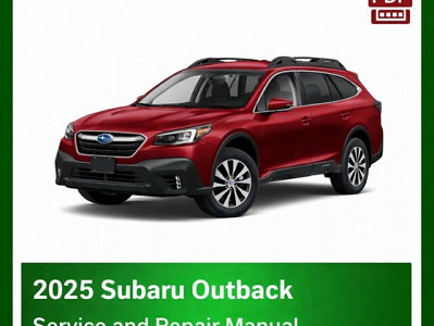 2025 Subaru Outback OEM Factory Repair Manual