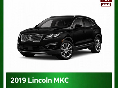 2019 Lincoln MKC repair manual