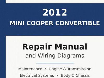 2012 Mini Cooper Convertible repair manual