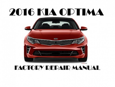 2016 Kia Optima repair manual
