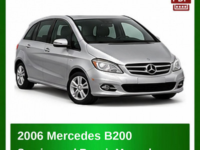 2006 Mercedes B200 repair manual