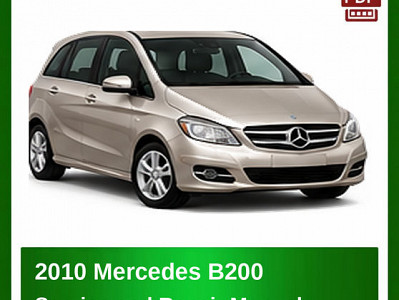 2010 Mercedes B200 repair manual