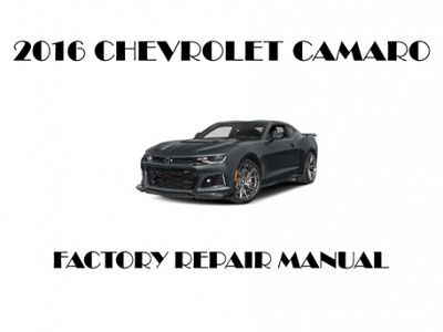 2016 Chevrolet Camaro repair manual
