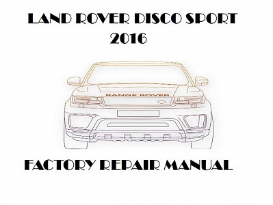 2016 Land Rover Discovery Sport repair manual downloader