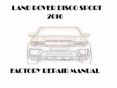 2016 Land Rover Discovery Sport repair manual