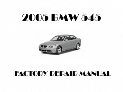 2005 BMW 545 repair manual