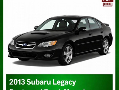 2013 Subaru Legacy repair manual