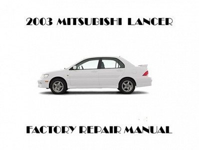 2003 Mitsubishi Lancer repair manual