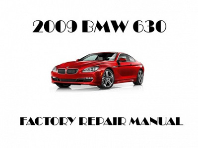 2009 BMW 630 repair manual