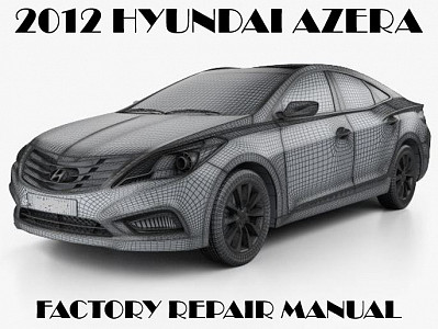 2012 Hyundai Azera repair manual