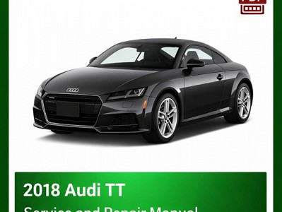 2018 Audi TT repair manual