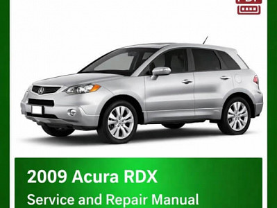 2009 Acura RDX repair manual - VIN specific