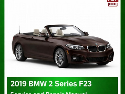 2019 BMW 2 Series F23 repair manual