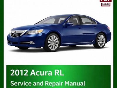 2012 Acura RL repair manual