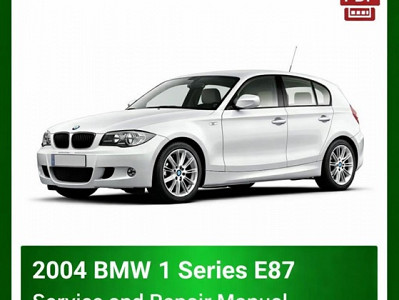2004 BMW 1 Series E87 repair manual
