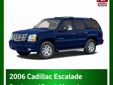 2006 Cadillac Escalade repair manual