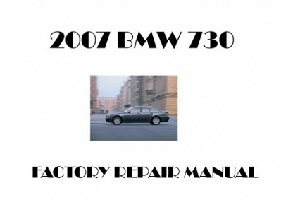 2007 BMW 730 repair manual