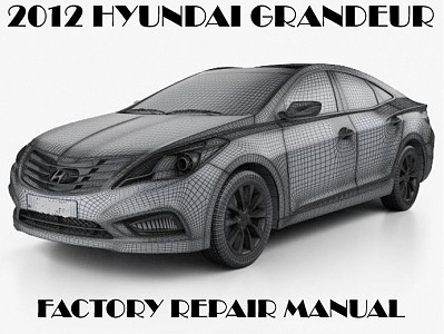 2012 Hyundai Grandeur repair manual