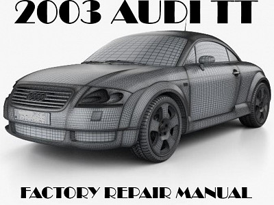 2003 Audi TT repair manual
