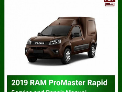 2019 Ram ProMaster Rapid repair manual -VIN specific PDF