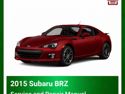 2015 Subaru BRZ repair manual