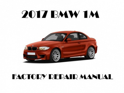 2017 BMW 1M repair manual
