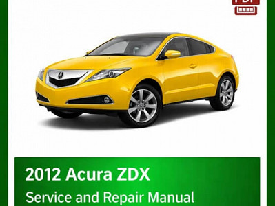 2012 Acura ZDX repair manual - VIN specific