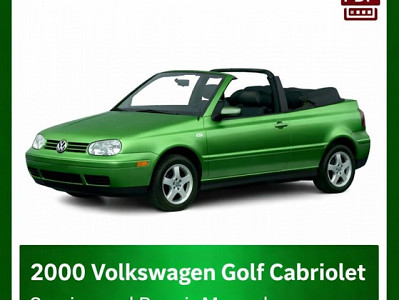 2000 Volkswagen Golf Cabriolet repair manual
