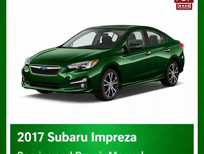 2017 Subaru Impreza repair manual