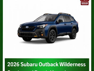 2026 Subaru Outback Wilderness Repair Manual