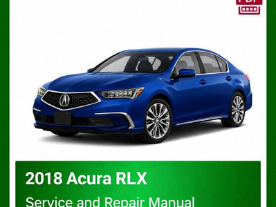 2018 Acura RLX repair manual - VIN specific