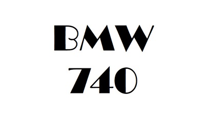 BMW 740 Workshop Manual
