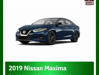 2019 Nissan Maxima repair manual