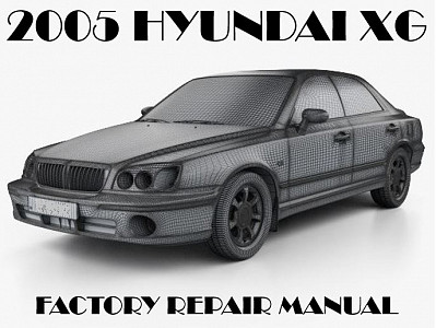 2005 Hyundai XG repair  manual