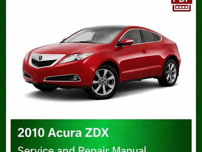 2010 Acura ZDX repair manual - VIN specific